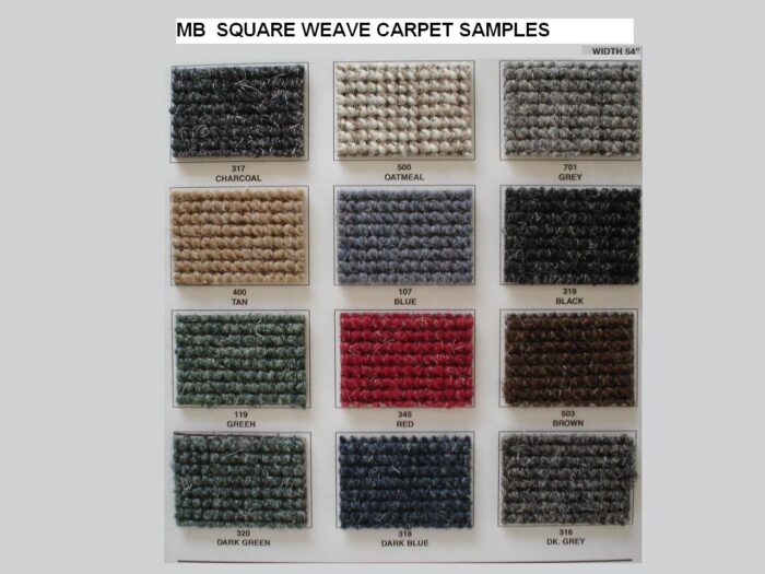 Porsche 356A, 356B, 356C Coupe / Convertible 1955-1965 Carpet Kit (Squareweave) - Image 2